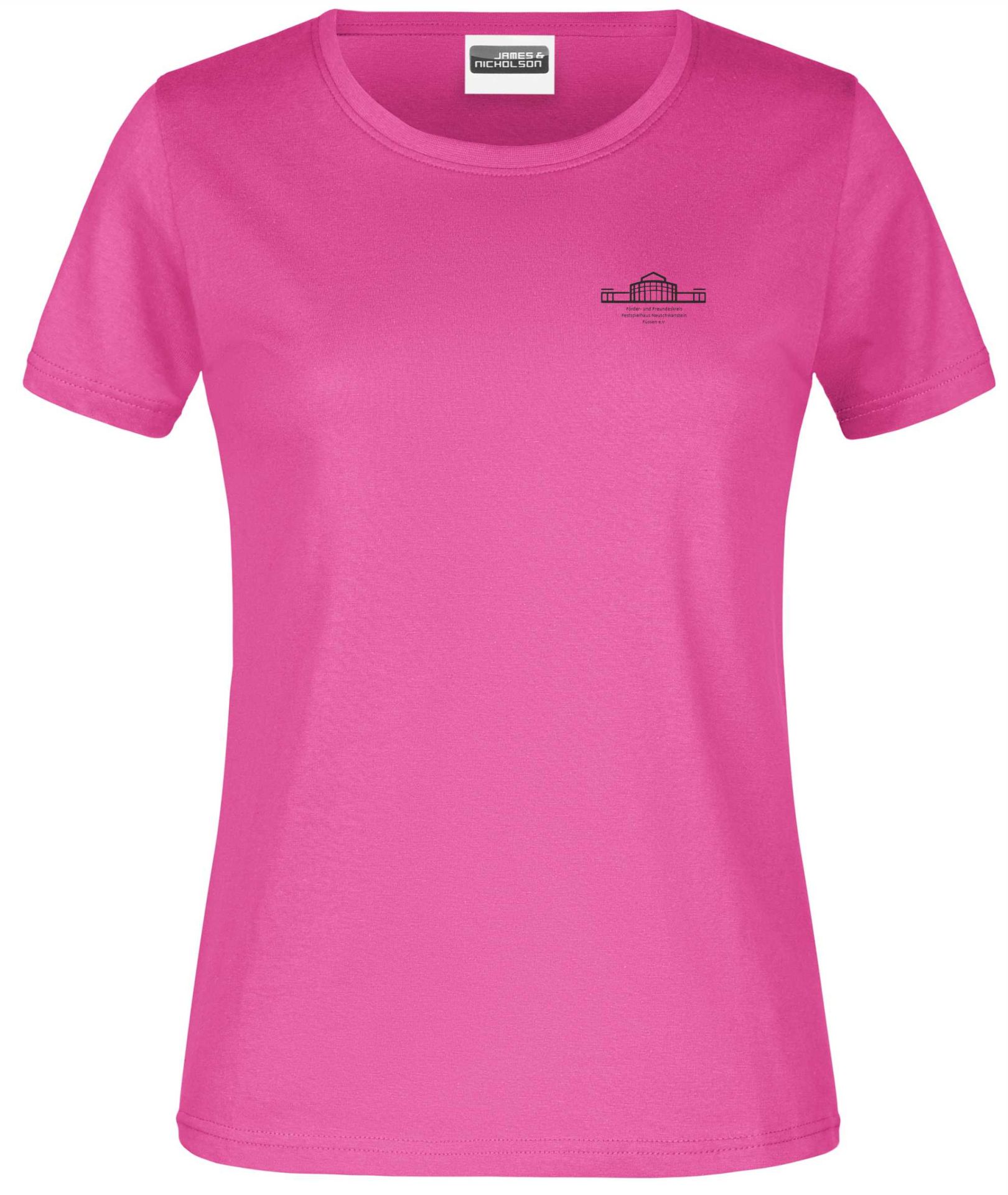 Druck: Schwarz | T-Shirt  für Damen | in verschiedene Farben