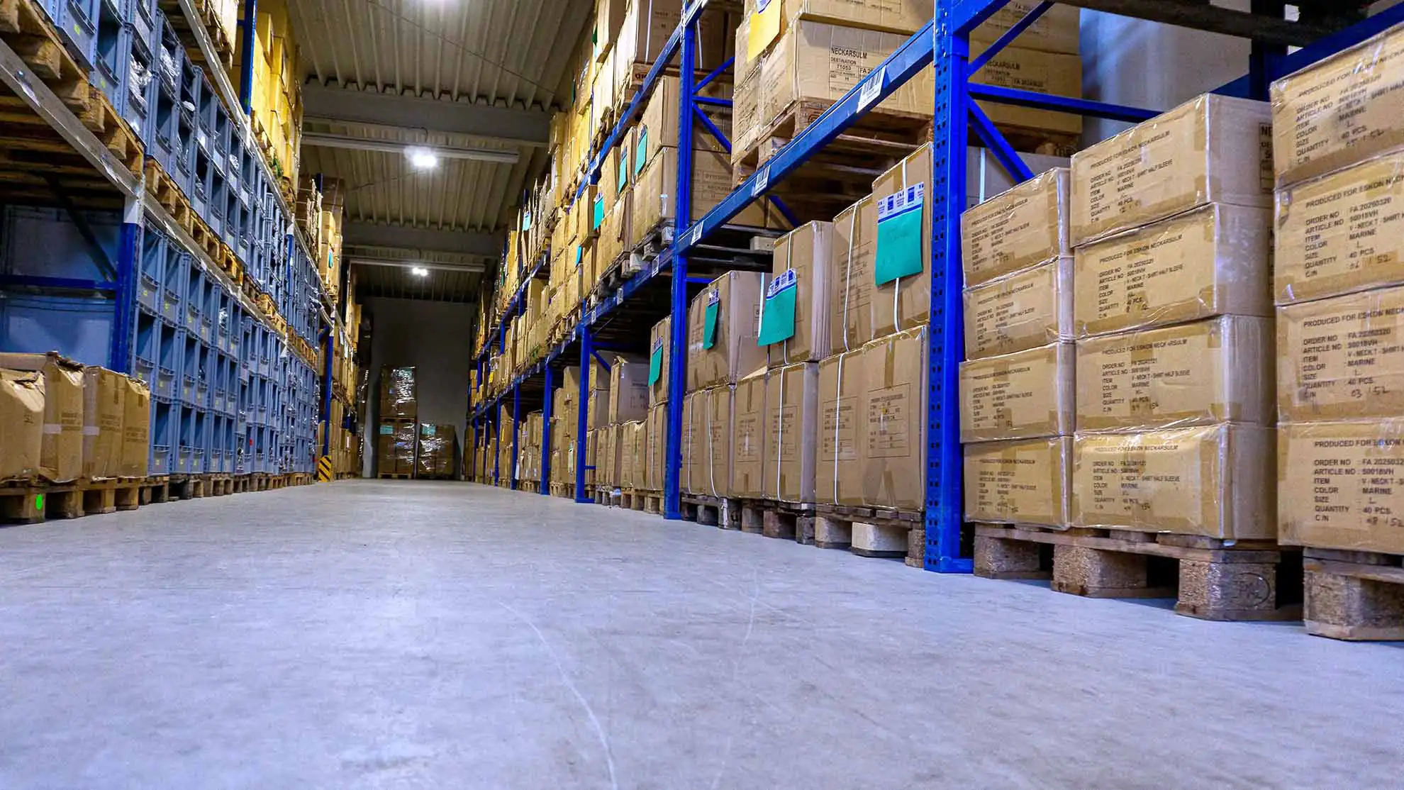 Lagerhalle und Fulfillment bei ESKON