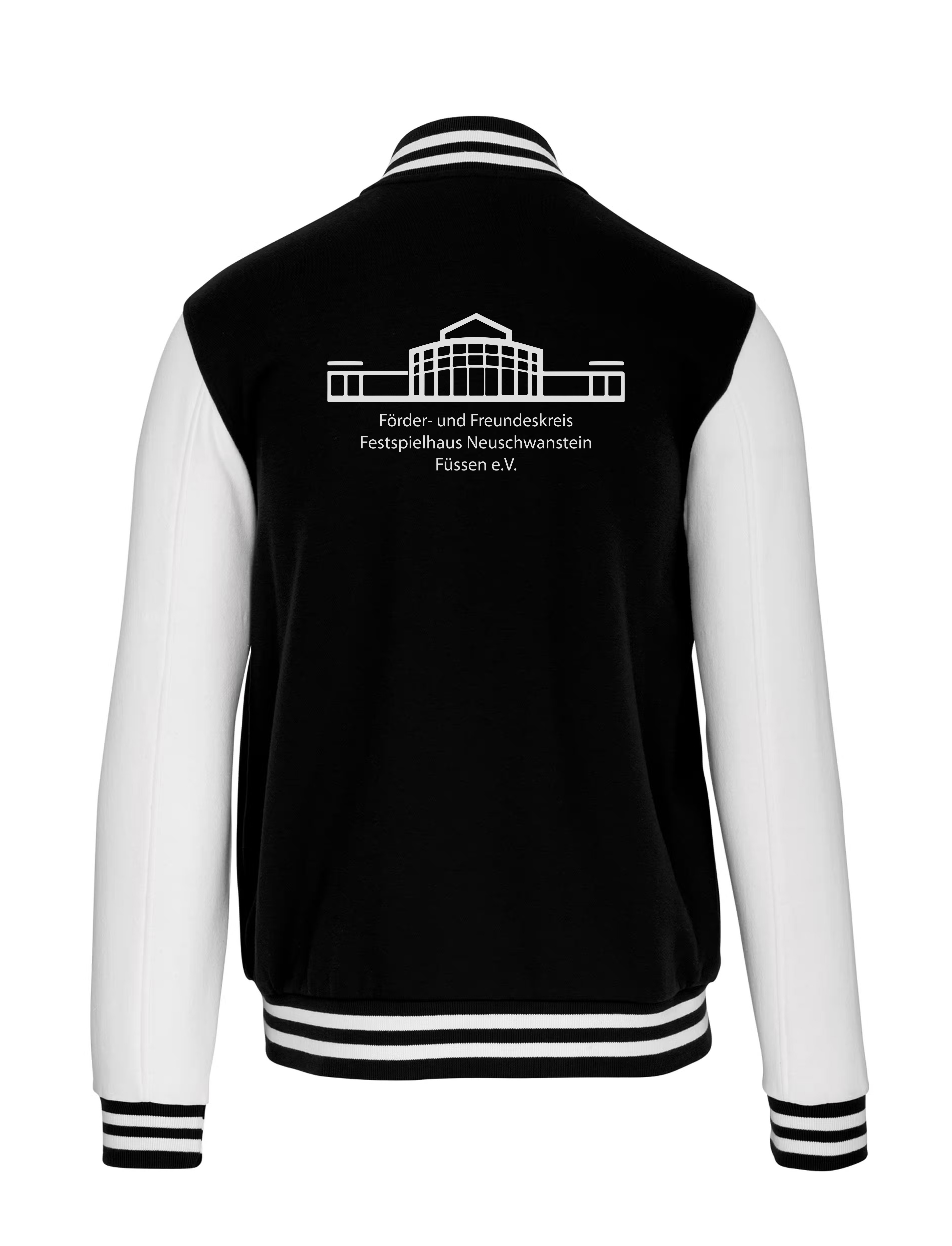 Druck: Weiß | College Jacke Unisex | in verschiedene Farben