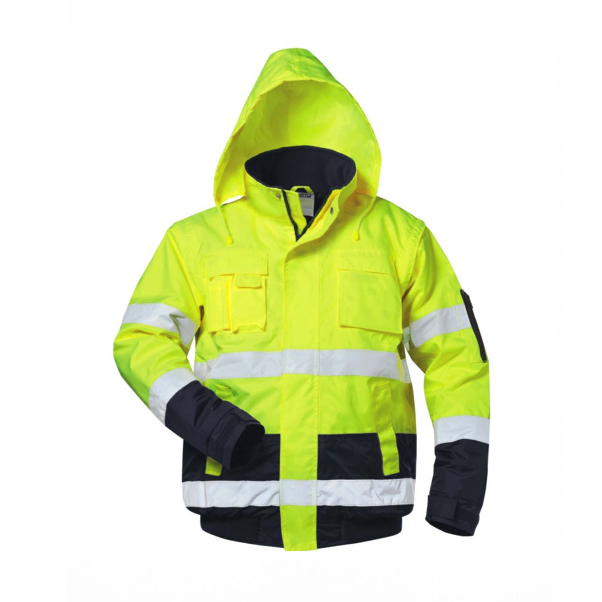 Hasso | Warnschutzpilotjacke | gelb/marine