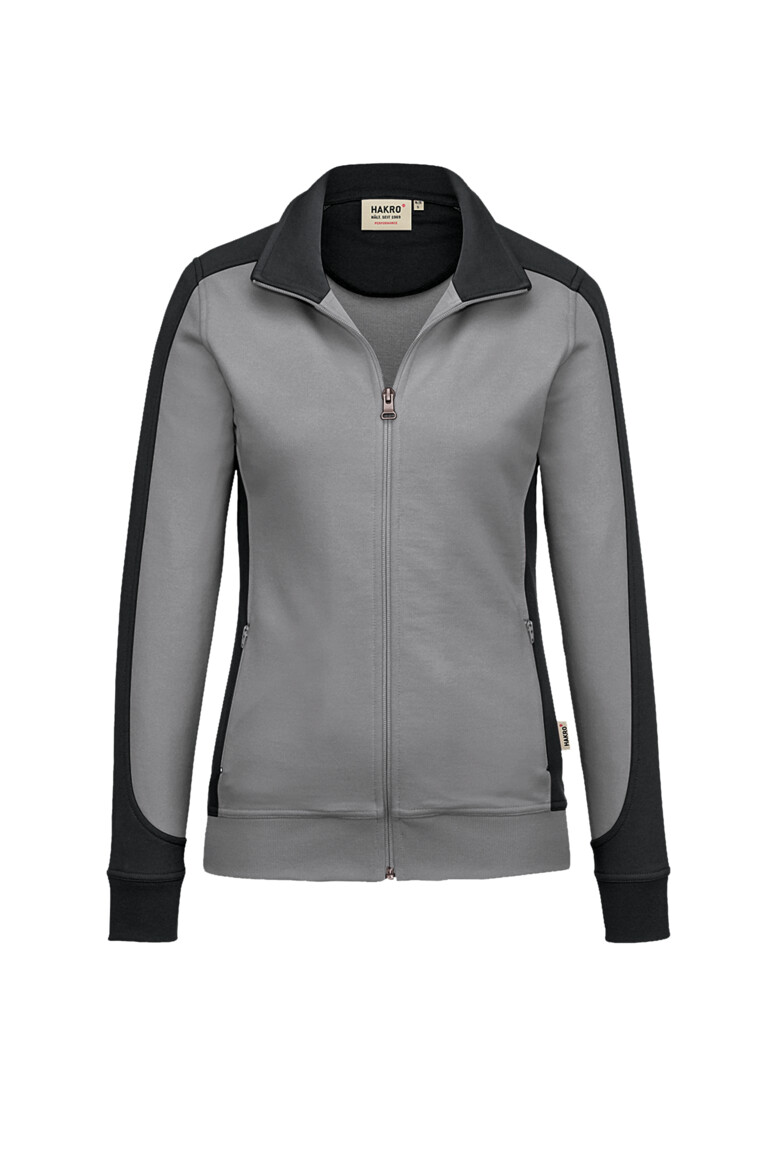 HAKRO | No. 277 | Damen | Sweatjacke | Contrast Mikralinar®