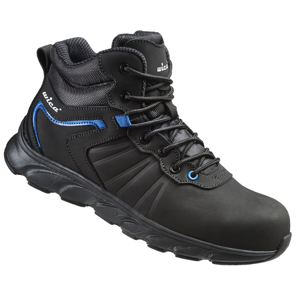 Sicherheitsstiefel | Mathi | S3 Schnürstiefel | Schwarz/Blau