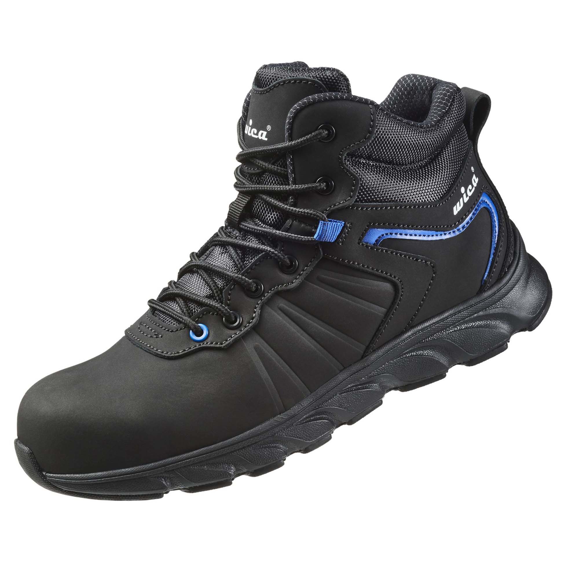 Sicherheitsstiefel | Mathi | S3 Schnürstiefel | Schwarz/Blau