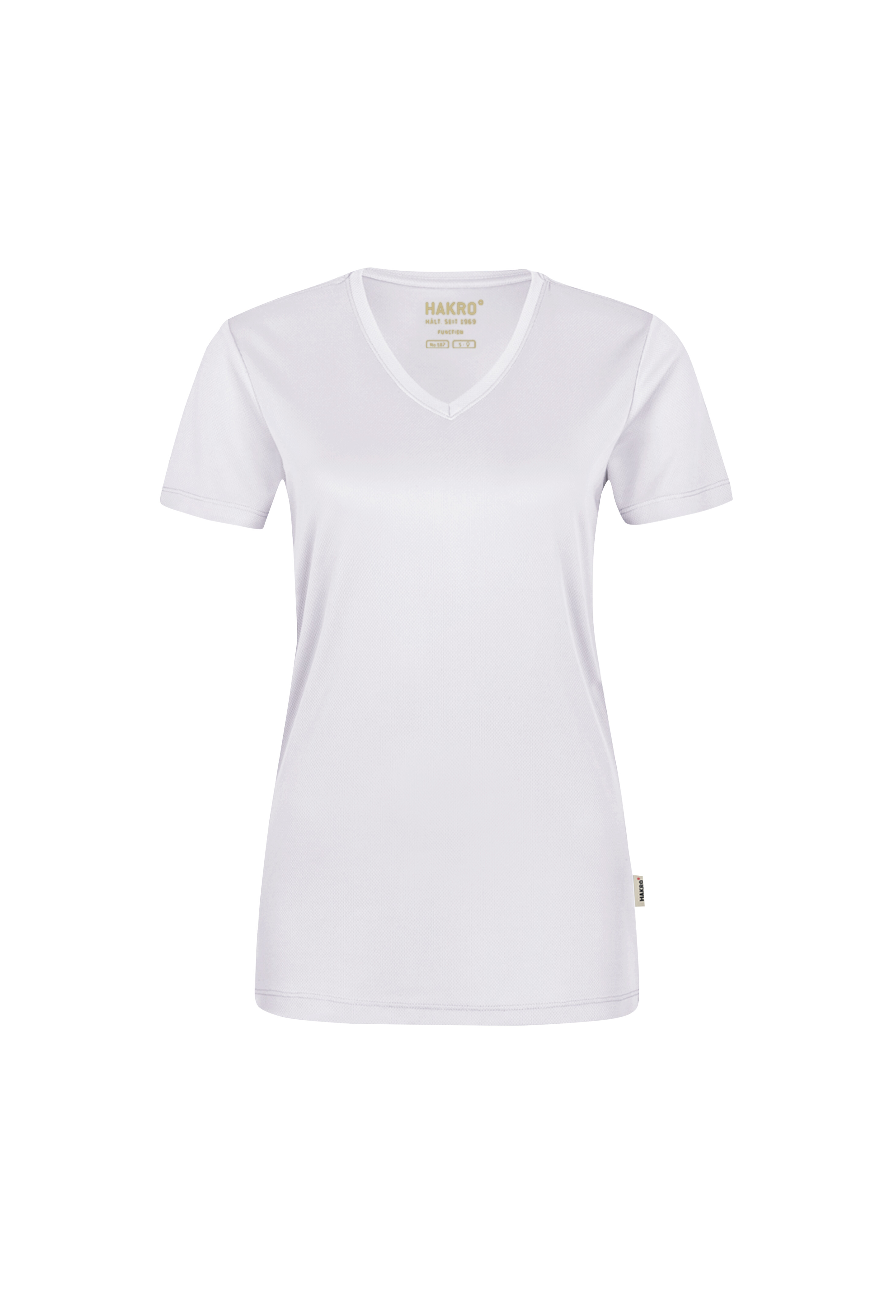 HAKRO | No.187 | Damen V-Shirt COOLMAX®