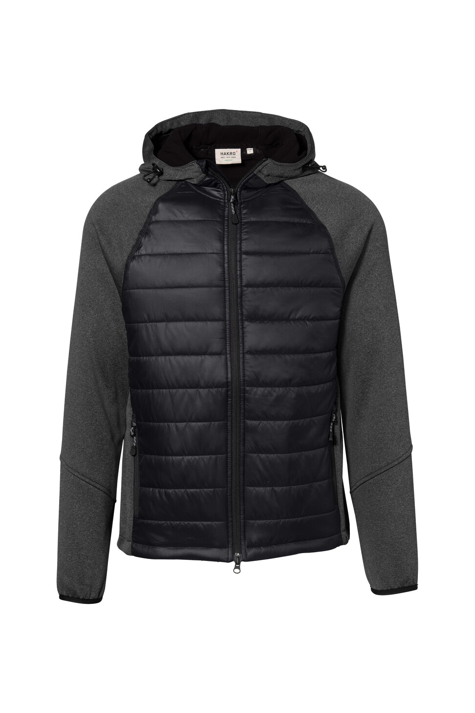 HAKRO | No. 865 | Kapuzen-Hybridjacke | Contrast